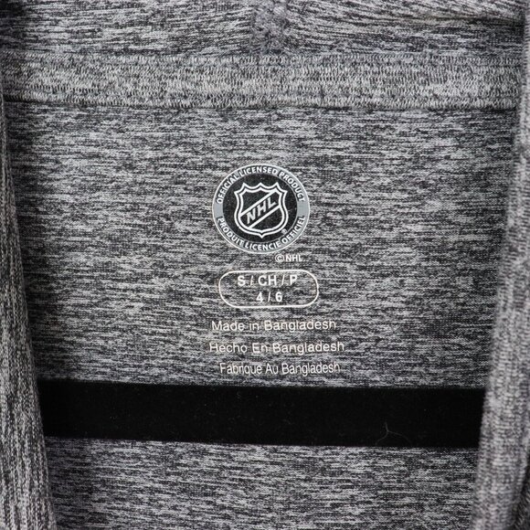 NHL San Jose Sharks Pullover Womens Size Small Gray Hockey Club Shirt Thumbholes - Picture 4 of 6